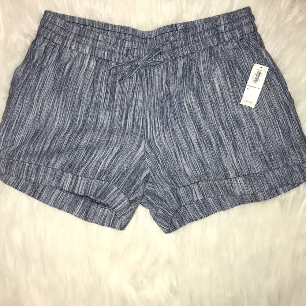 Old Navy Elastic Waist Linen Shorts